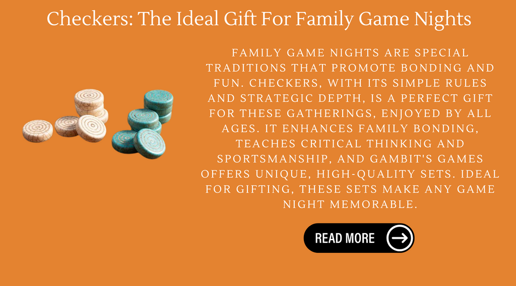 Checkers: The Ideal Gift For Family Game Nights