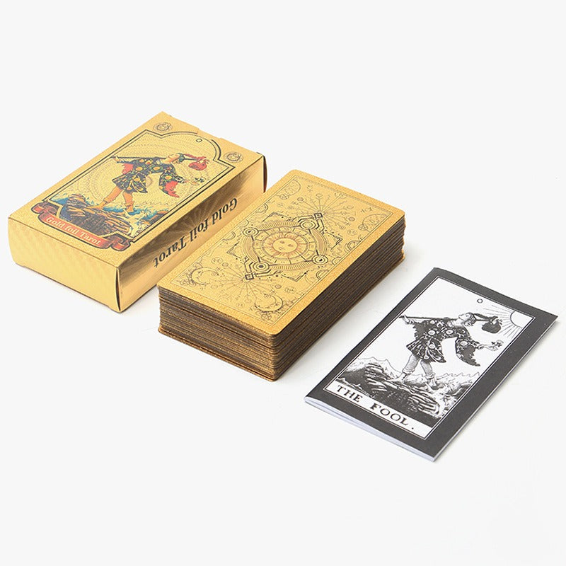 Hot Stamping Gold Foil Tarot Cards Set