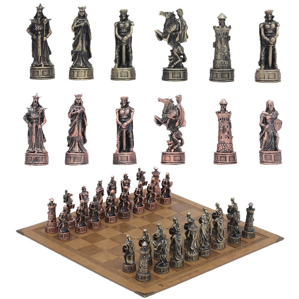 Dragon Soldier Leather Chess Board Game