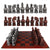 Pure Color Resin Gold And Silver Chess Set