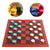 Stone Chess Pieces With Checkers Board
