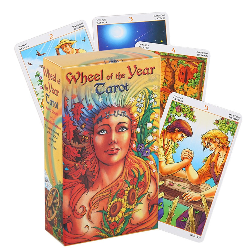 Wheel Of The Year Tarot Cards Table Game