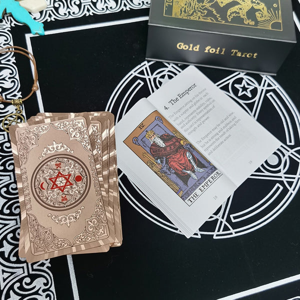 Rose Gold foil Tarot Cards